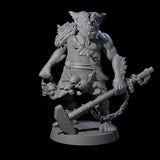 Big Chonky Bugbear A Miniature for Dungeons and Dragons, Pathfinder or other TTRPGs