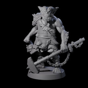 Big Chonky Bugbear A Miniature for Dungeons and Dragons, Pathfinder or other TTRPGs