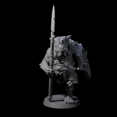 Big Chonky Bugbear B Miniature for Dungeons and Dragons, Pathfinder or other TTRPGs