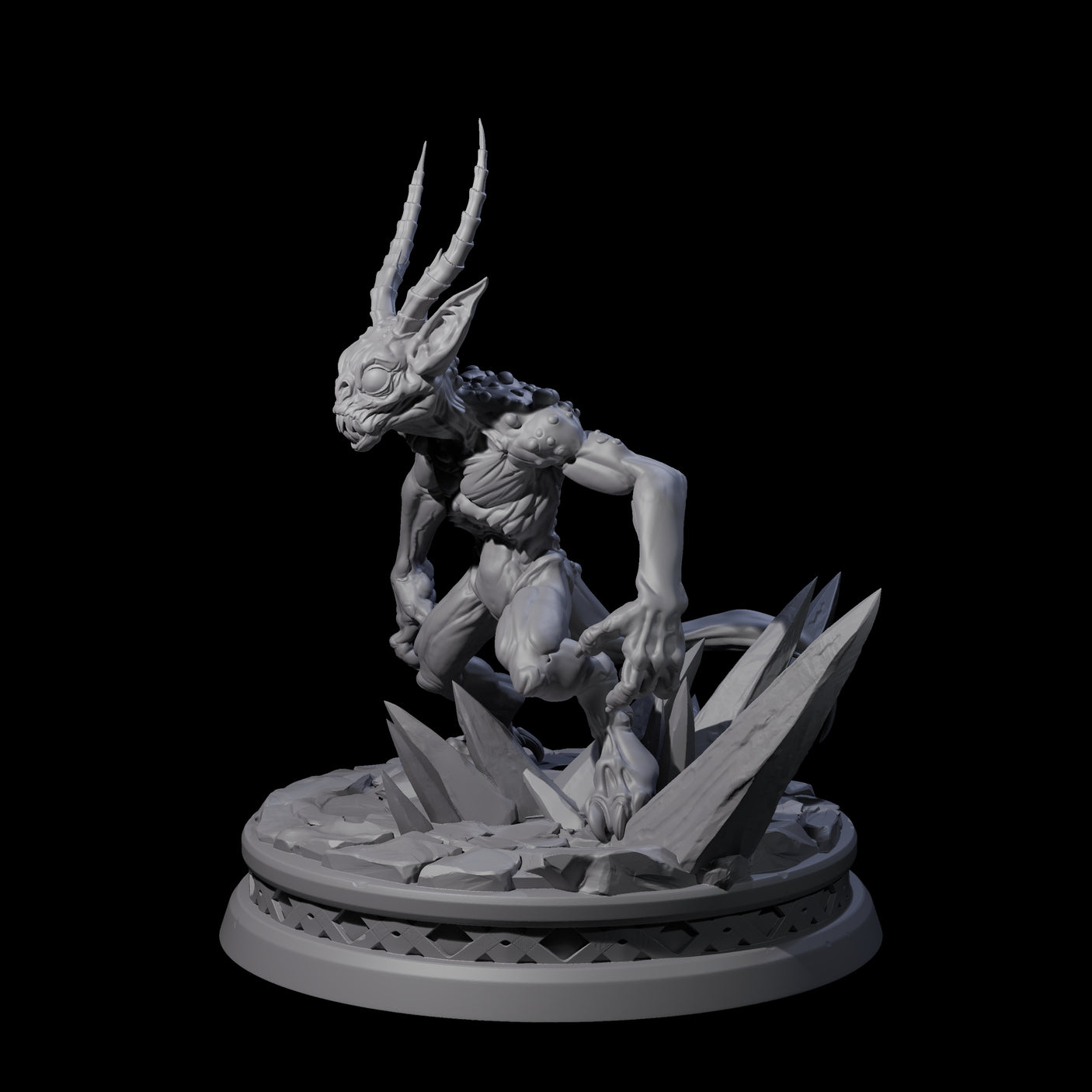Big Eyed Quasit A Miniature for Dungeons and Dragons, Pathfinder or other TTRPGs