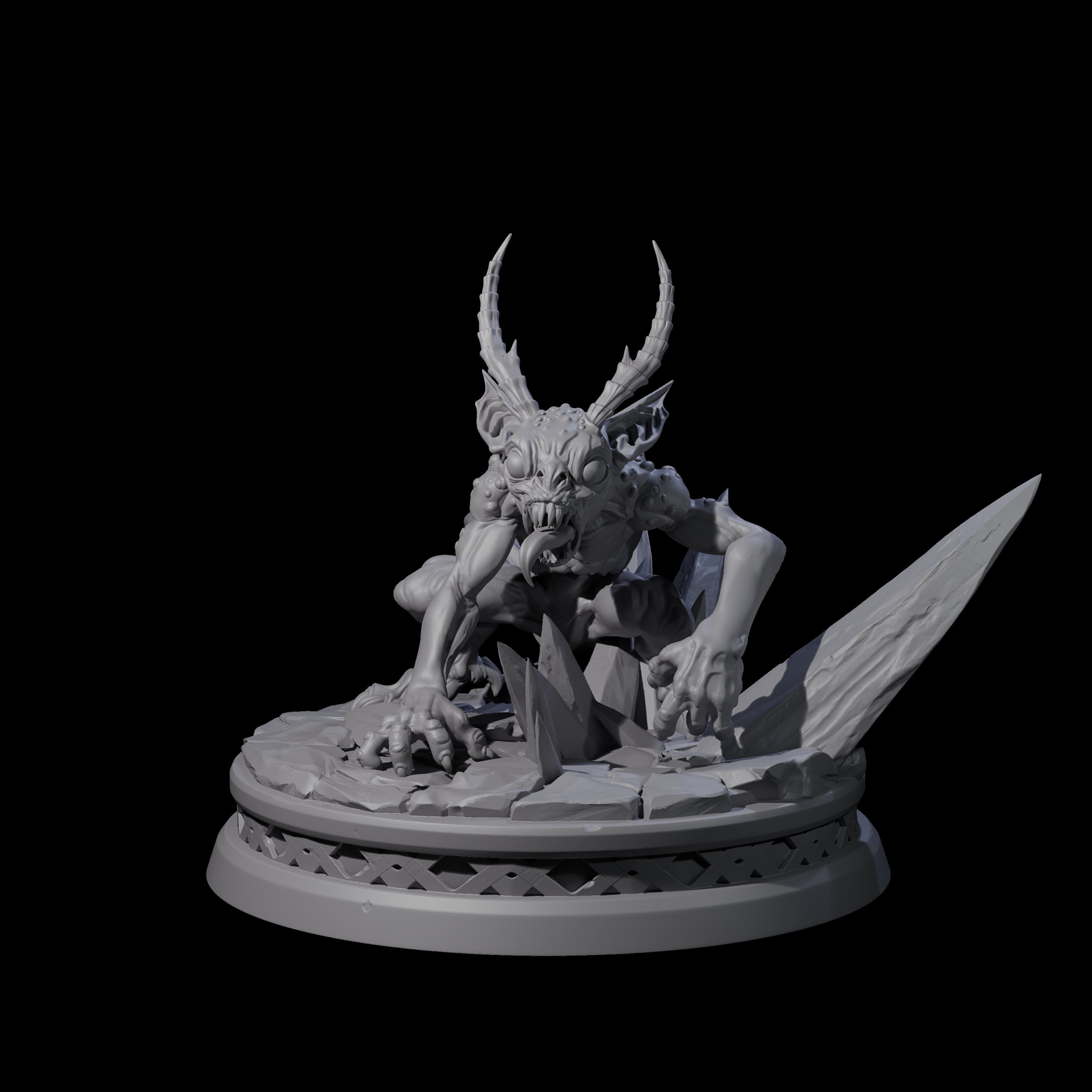 Big Eyed Quasit B Miniature for Dungeons and Dragons, Pathfinder or other TTRPGs