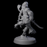 Big Hair Princess Miniature for Dungeons and Dragons, Pathfinder or other TTRPGs