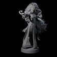 Big Hair Witch Queen Miniature for Dungeons and Dragons, Pathfinder or other TTRPGs
