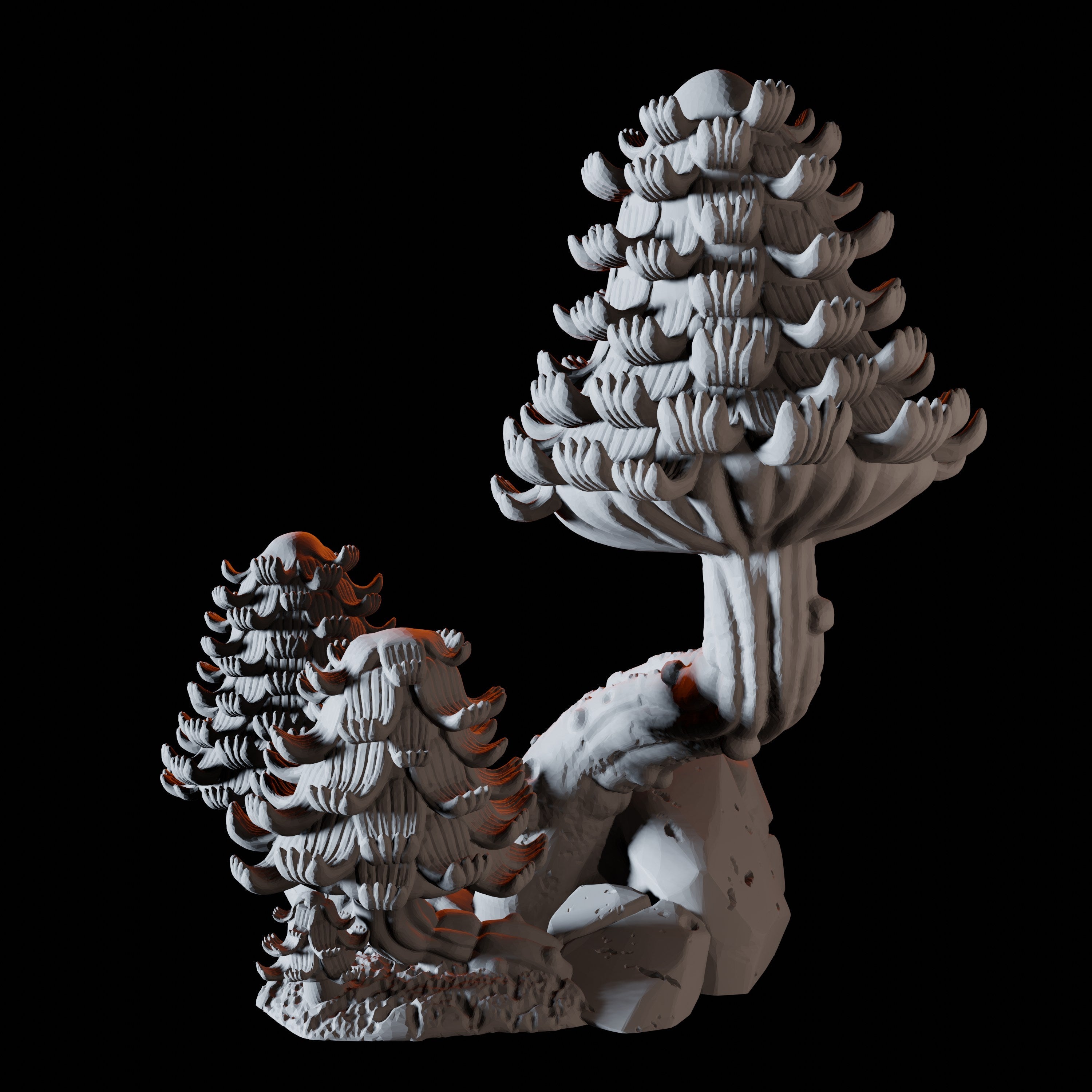 Big Peeled Mushroom Miniature for Dungeons and Dragons, Pathfinder or other TTRPGs