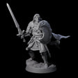 Black Moon Knight Miniature for Dungeons and Dragons, Pathfinder or other TTRPGs