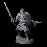 Black Moon Knight Miniature for Dungeons and Dragons, Pathfinder or other TTRPGs