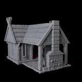 Blacksmith's House - Saxonia Miniature for Dungeons and Dragons, Pathfinder or other TTRPGs