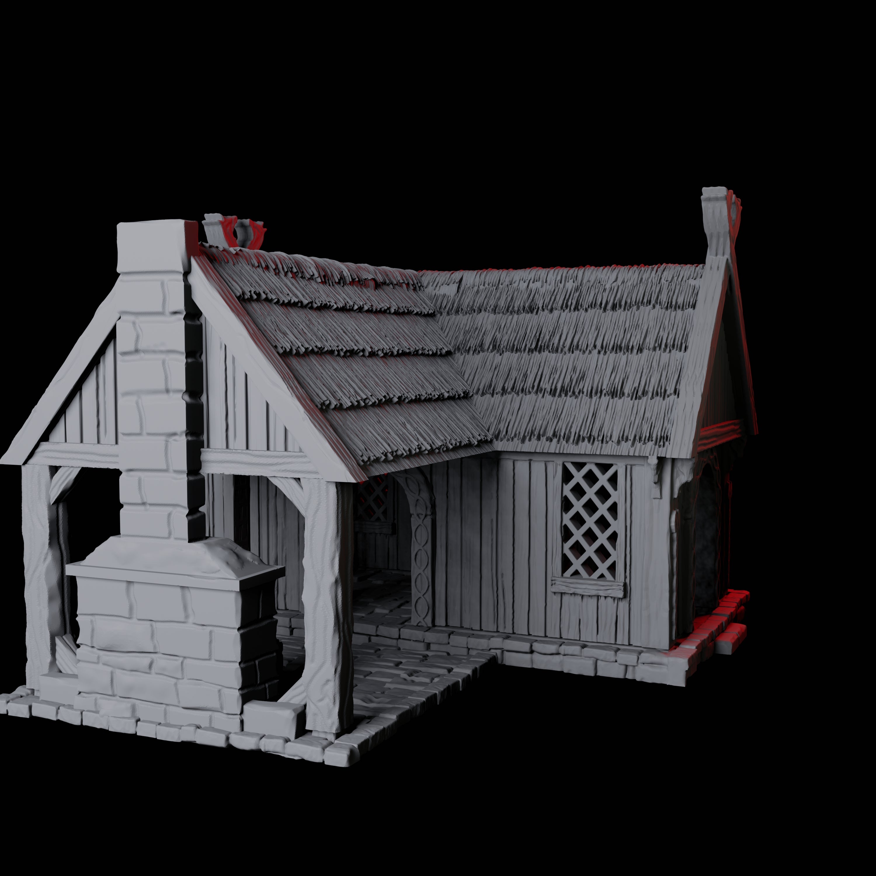 Blacksmith's House - Saxonia Miniature for Dungeons and Dragons