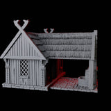 Blacksmith's House - Saxonia Miniature for Dungeons and Dragons, Pathfinder or other TTRPGs