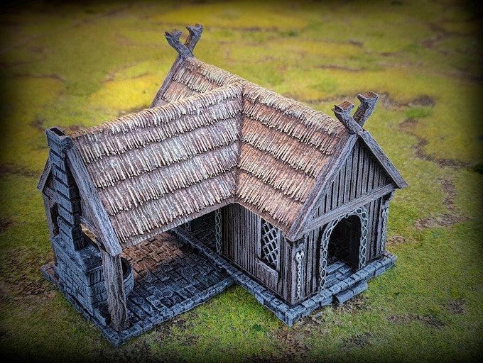 Blacksmith's House - Saxonia Miniature for Dungeons and Dragons