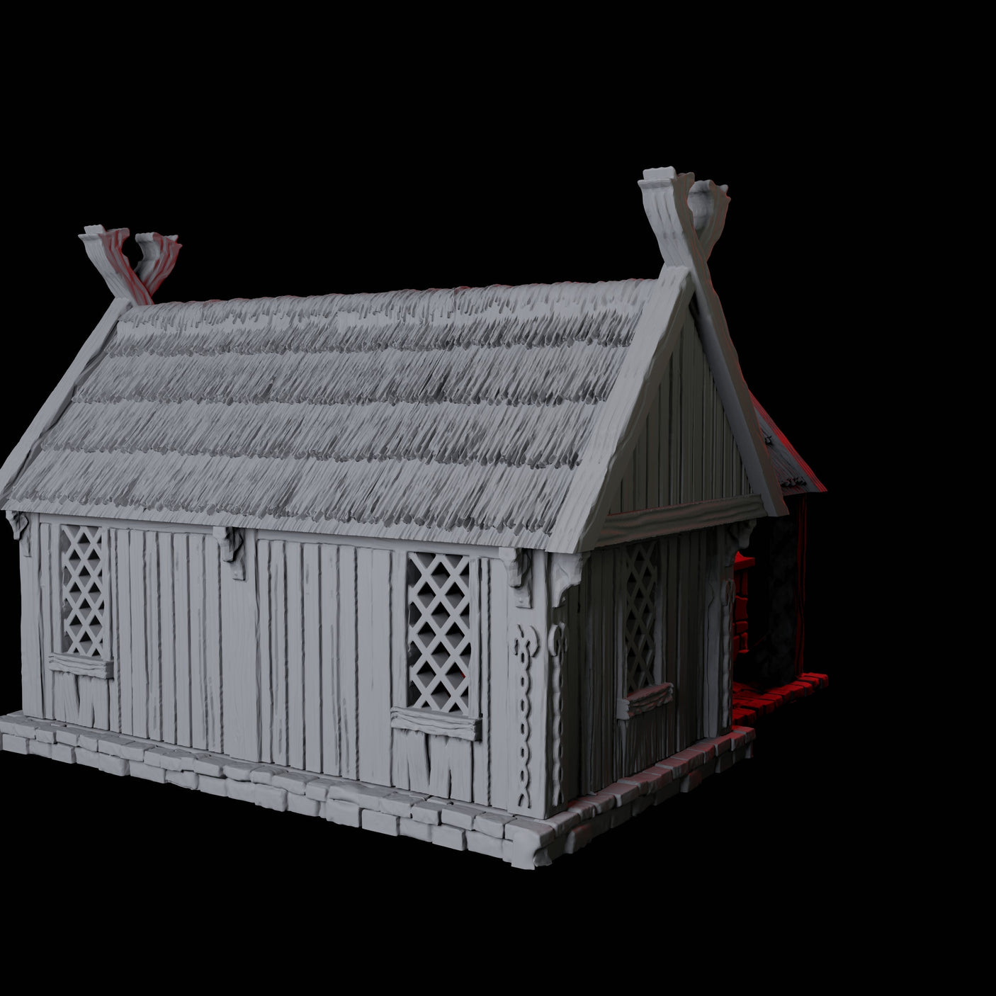 Blacksmith's House - Saxonia Miniature for Dungeons and Dragons, Pathfinder or other TTRPGs