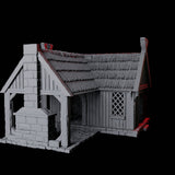 Blacksmith's House - Saxonia Miniature for Dungeons and Dragons, Pathfinder or other TTRPGs