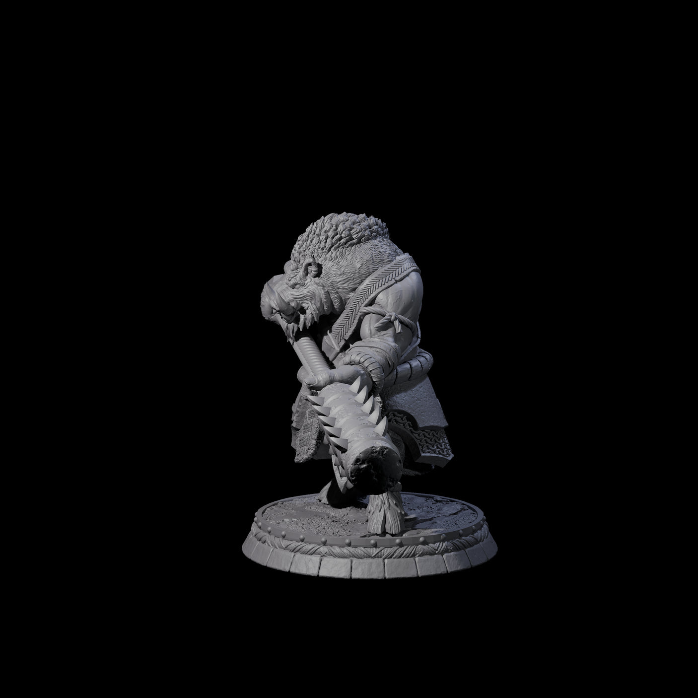 Blackthorn Wereboar A Miniature for Dungeons and Dragons, Pathfinder or other TTRPGs
