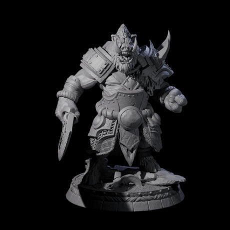 Blackthorn Wereboar B Miniature for Dungeons and Dragons, Pathfinder or other TTRPGs