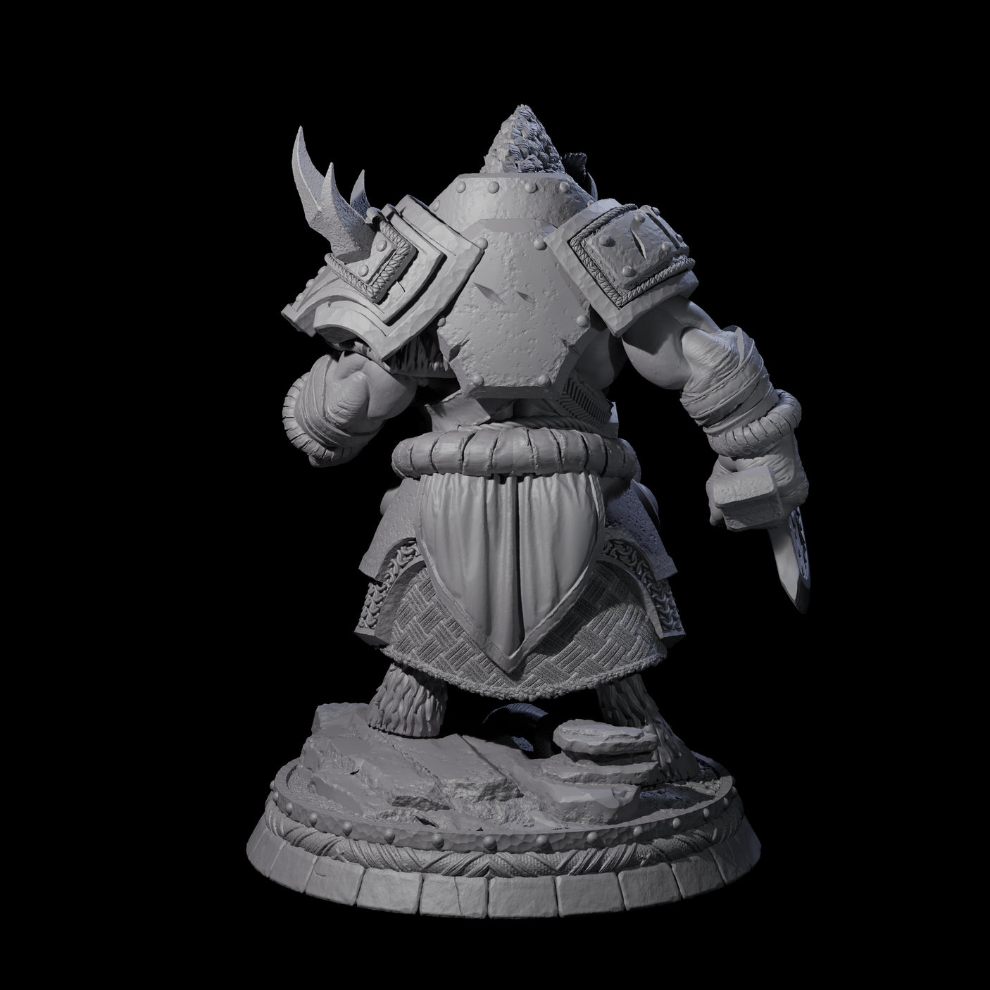 Blackthorn Wereboar B Miniature for Dungeons and Dragons, Pathfinder or other TTRPGs
