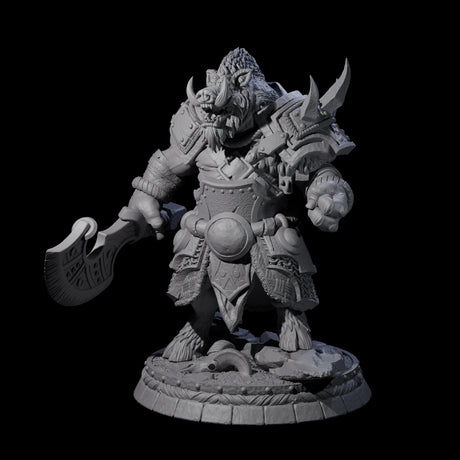 Blackthorn Wereboar B Miniature for Dungeons and Dragons, Pathfinder or other TTRPGs