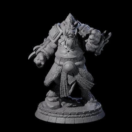 Blackthorn Wereboar D Miniature for Dungeons and Dragons, Pathfinder or other TTRPGs