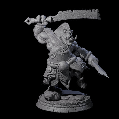 Blackthorn Wereboar E Miniature for Dungeons and Dragons, Pathfinder or other TTRPGs