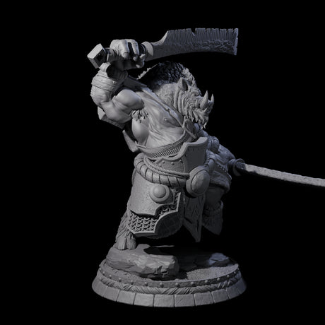 Blackthorn Wereboar E Miniature for Dungeons and Dragons, Pathfinder or other TTRPGs