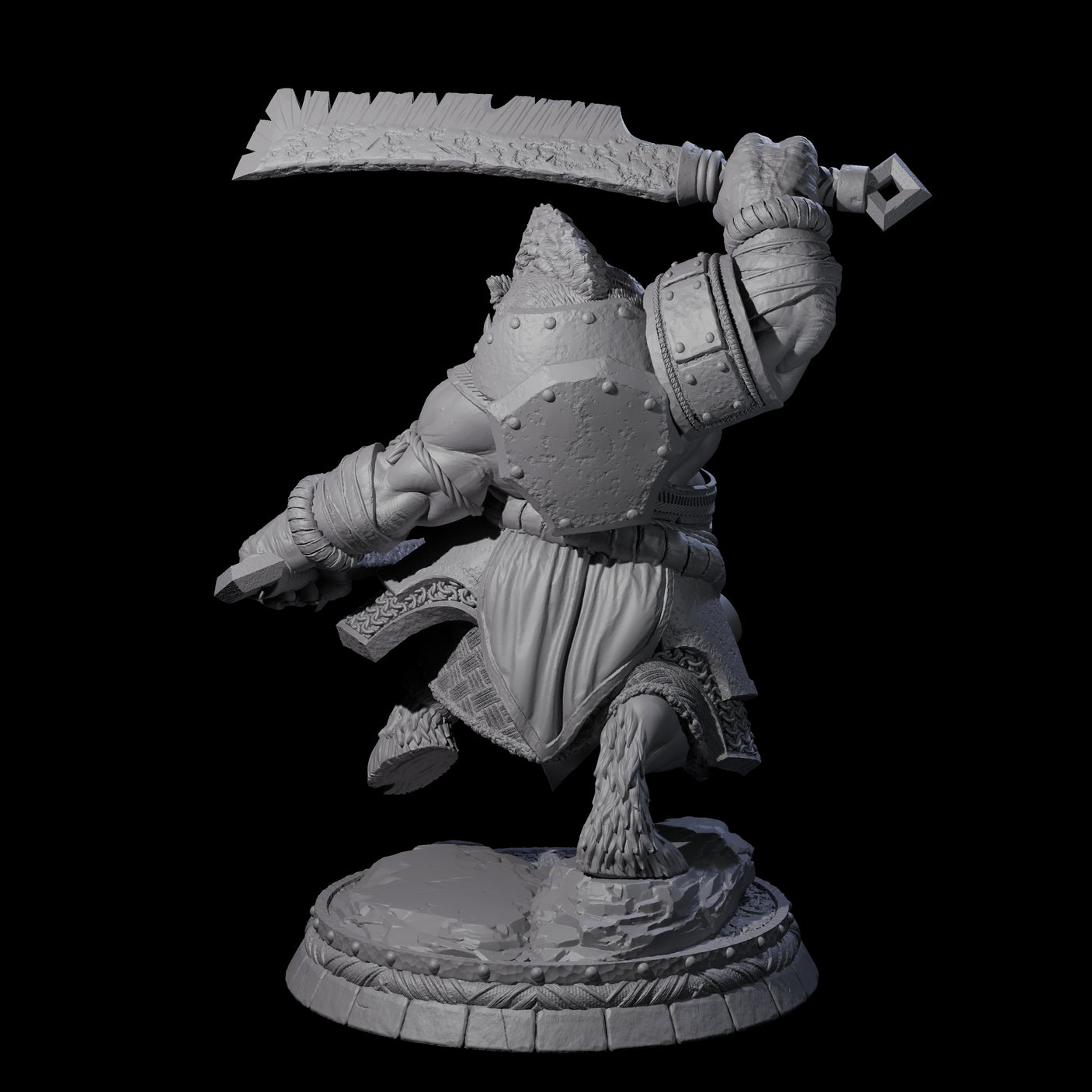 Blackthorn Wereboar E Miniature for Dungeons and Dragons, Pathfinder or other TTRPGs