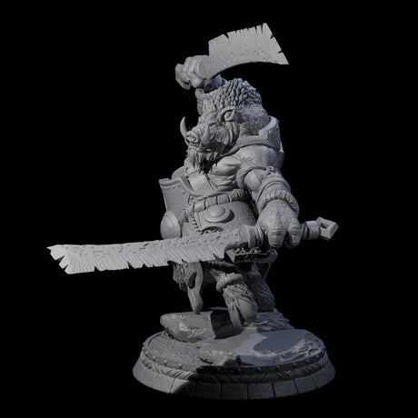 Blackthorn Wereboar E Miniature for Dungeons and Dragons, Pathfinder or other TTRPGs
