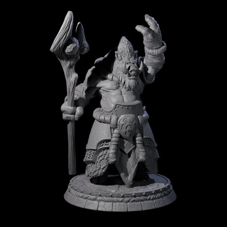 Blackthorn Wereboar G Miniature for Dungeons and Dragons, Pathfinder or other TTRPGs