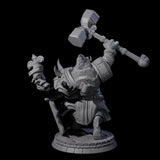 Blackthorn Wereboar H Miniature for Dungeons and Dragons, Pathfinder or other TTRPGs