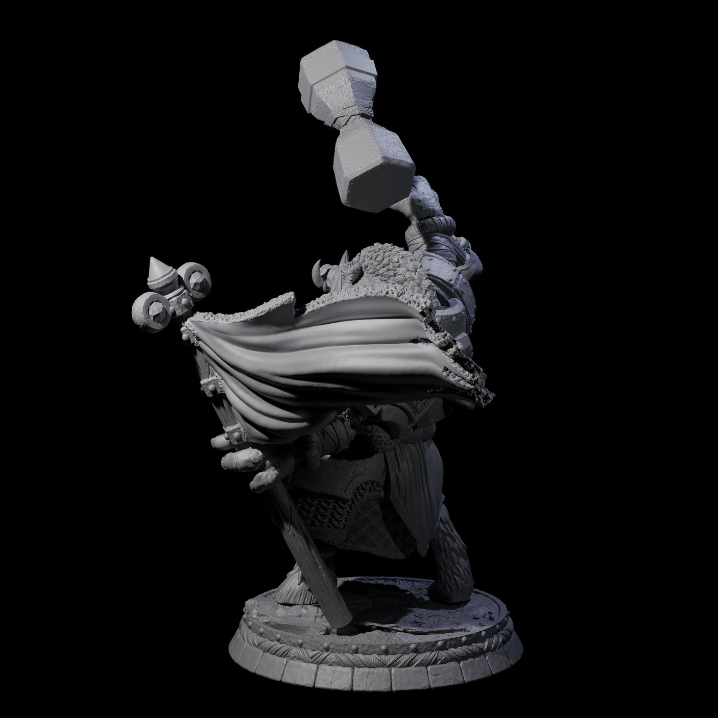 Blackthorn Wereboar H Miniature for Dungeons and Dragons, Pathfinder or other TTRPGs