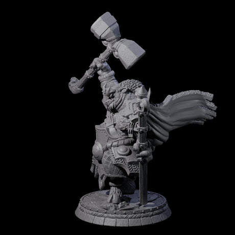 Blackthorn Wereboar H Miniature for Dungeons and Dragons, Pathfinder or other TTRPGs