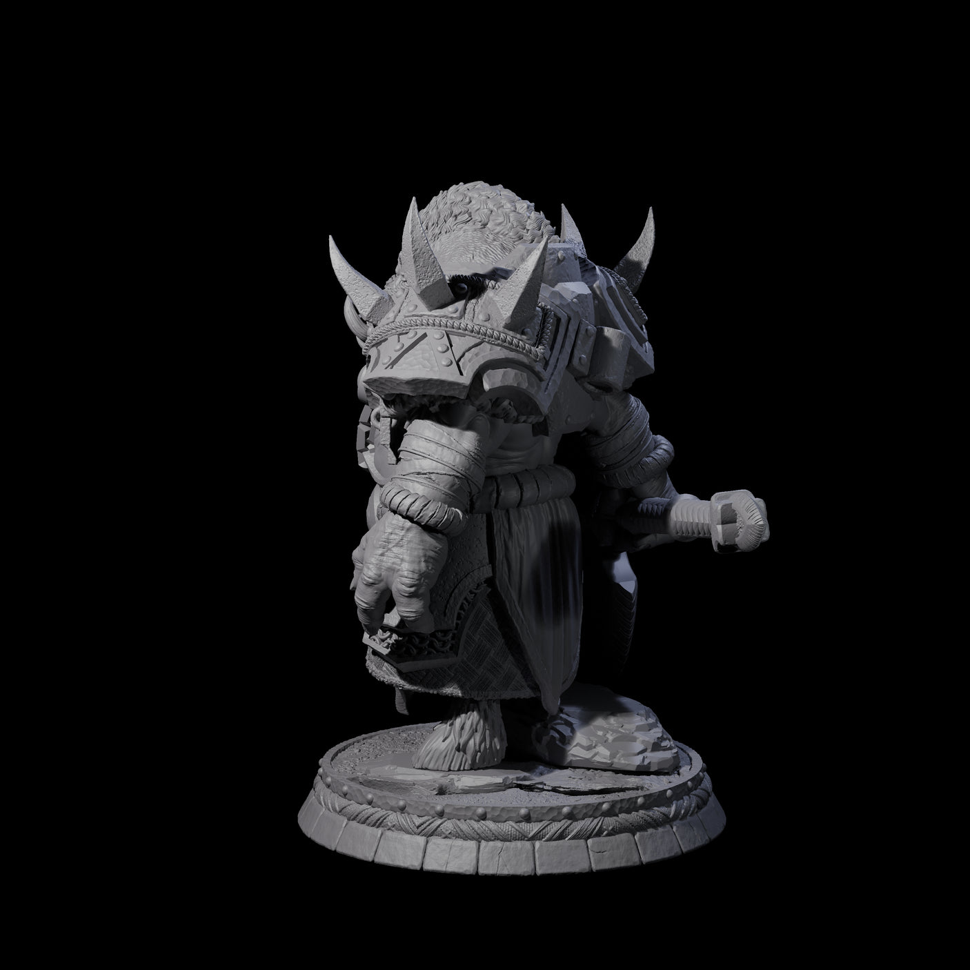 Blackthorn Wereboar I Miniature for Dungeons and Dragons, Pathfinder or other TTRPGs