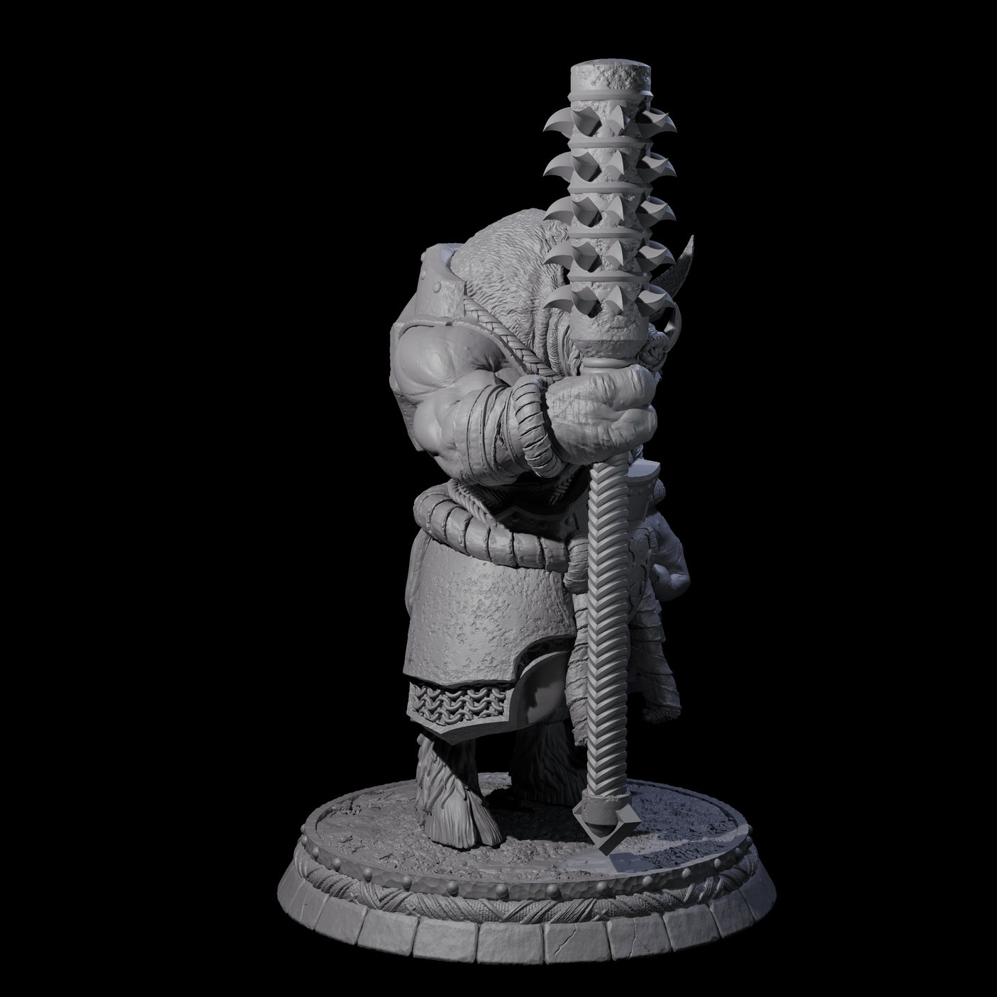 Blackthorn Wereboar J Miniature for Dungeons and Dragons, Pathfinder or other TTRPGs