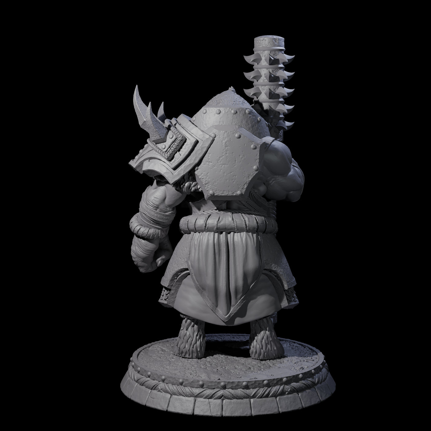Blackthorn Wereboar J Miniature for Dungeons and Dragons, Pathfinder or other TTRPGs