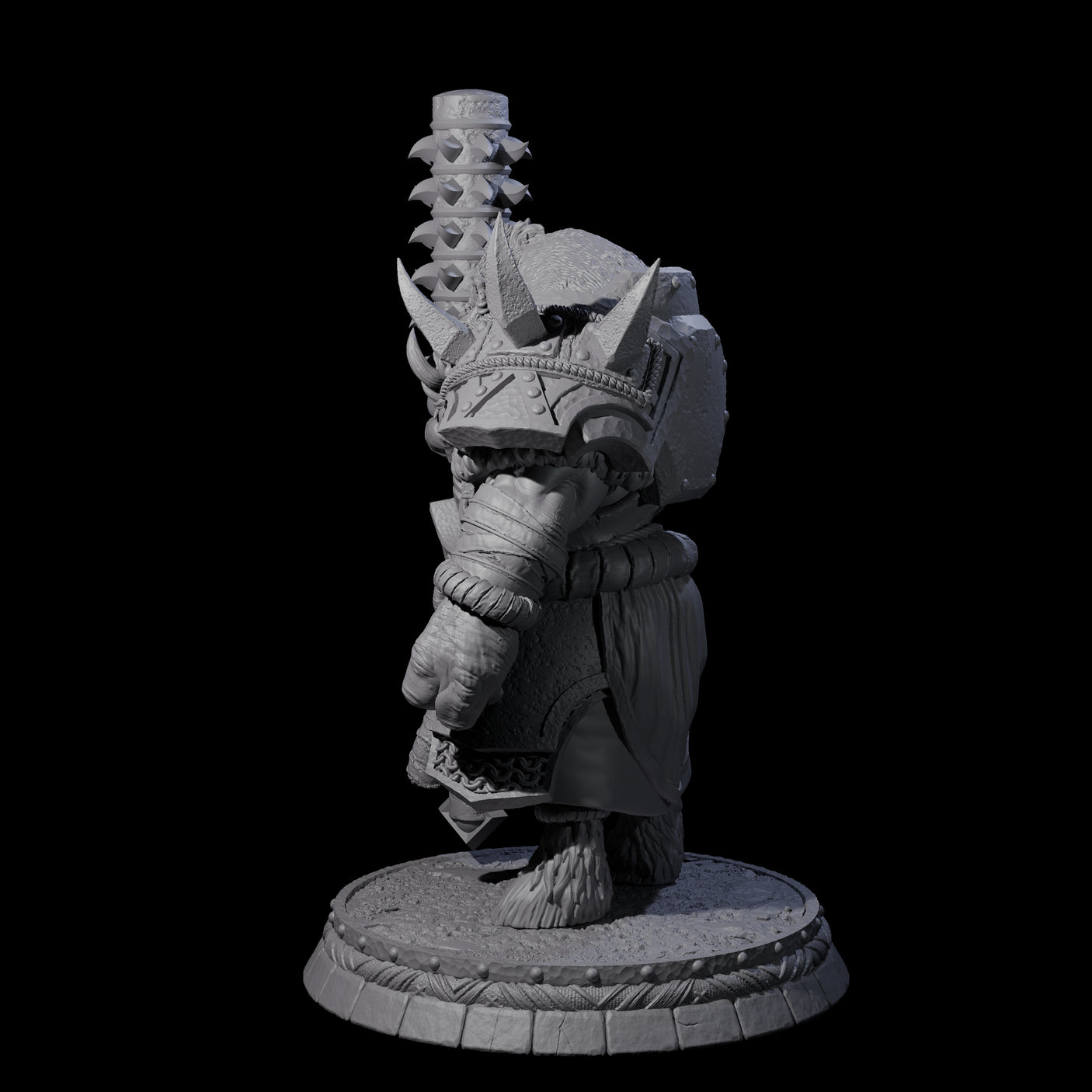 Blackthorn Wereboar J Miniature for Dungeons and Dragons, Pathfinder or other TTRPGs