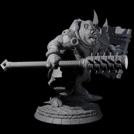 Blackthorn Wereboar K Miniature for Dungeons and Dragons, Pathfinder or other TTRPGs