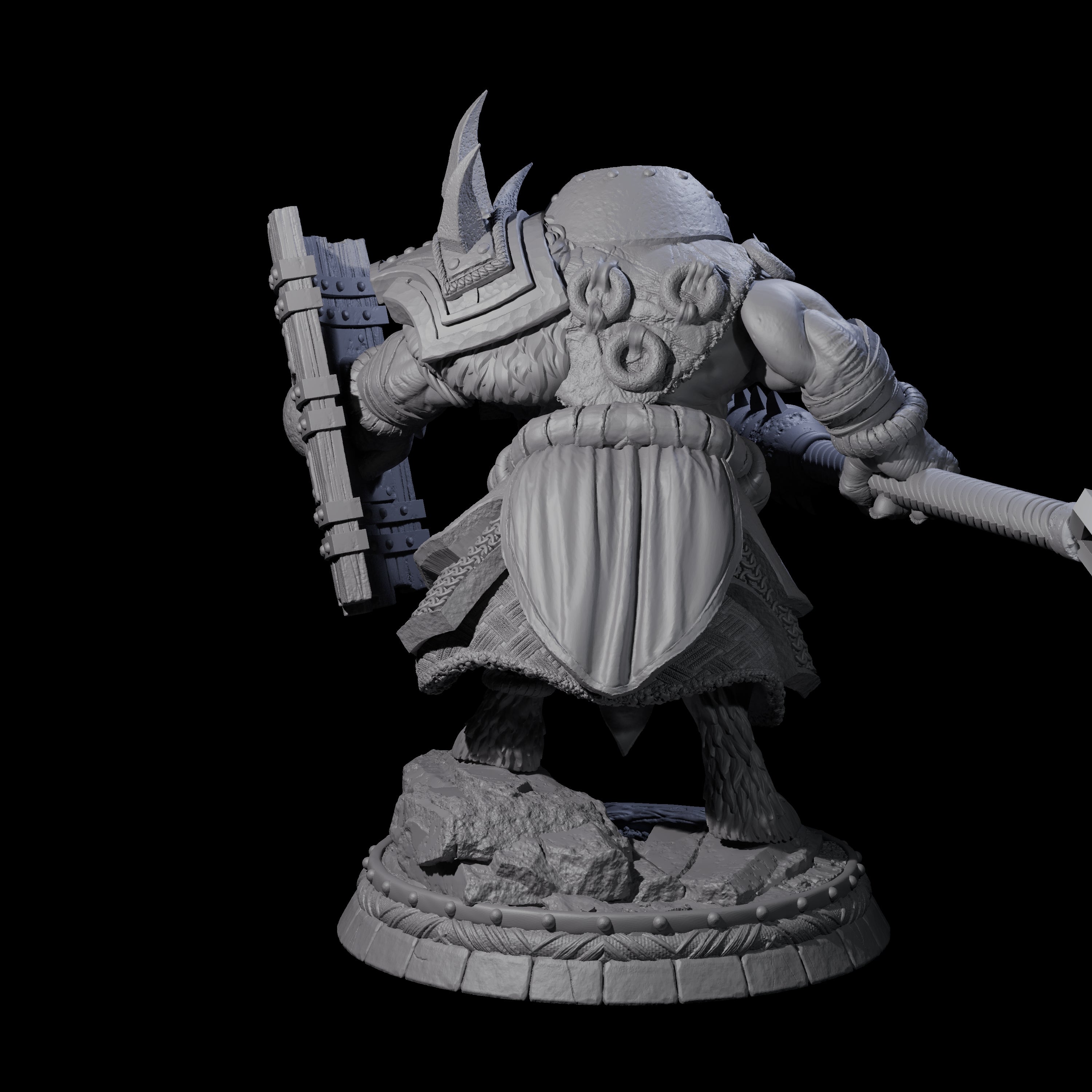 Blackthorn Wereboar K Miniature for Dungeons and Dragons, Pathfinder or other TTRPGs