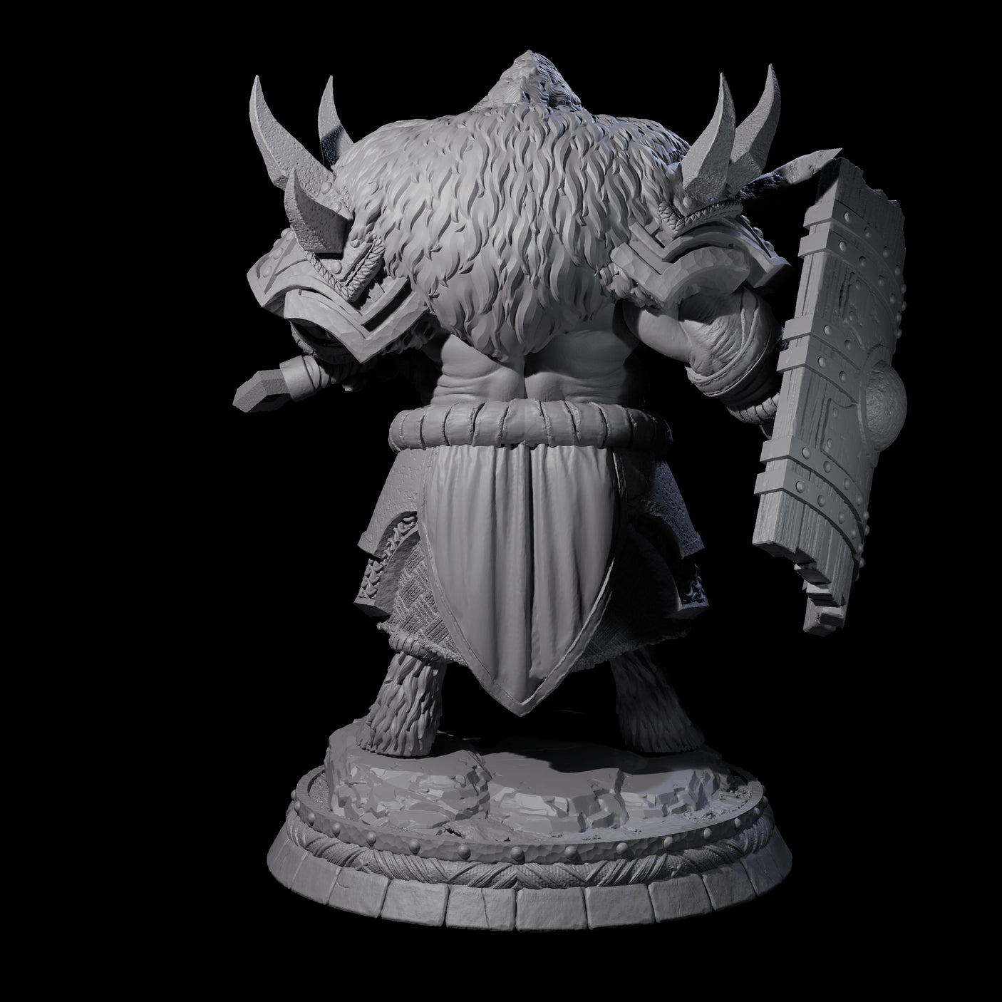 Blackthorn Wereboar M Miniature for Dungeons and Dragons, Pathfinder or other TTRPGs