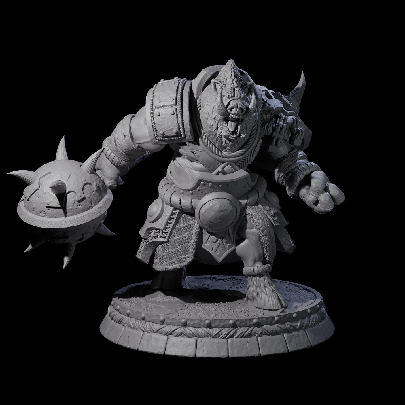 Blackthorn Wereboar N Miniature for Dungeons and Dragons, Pathfinder or other TTRPGs