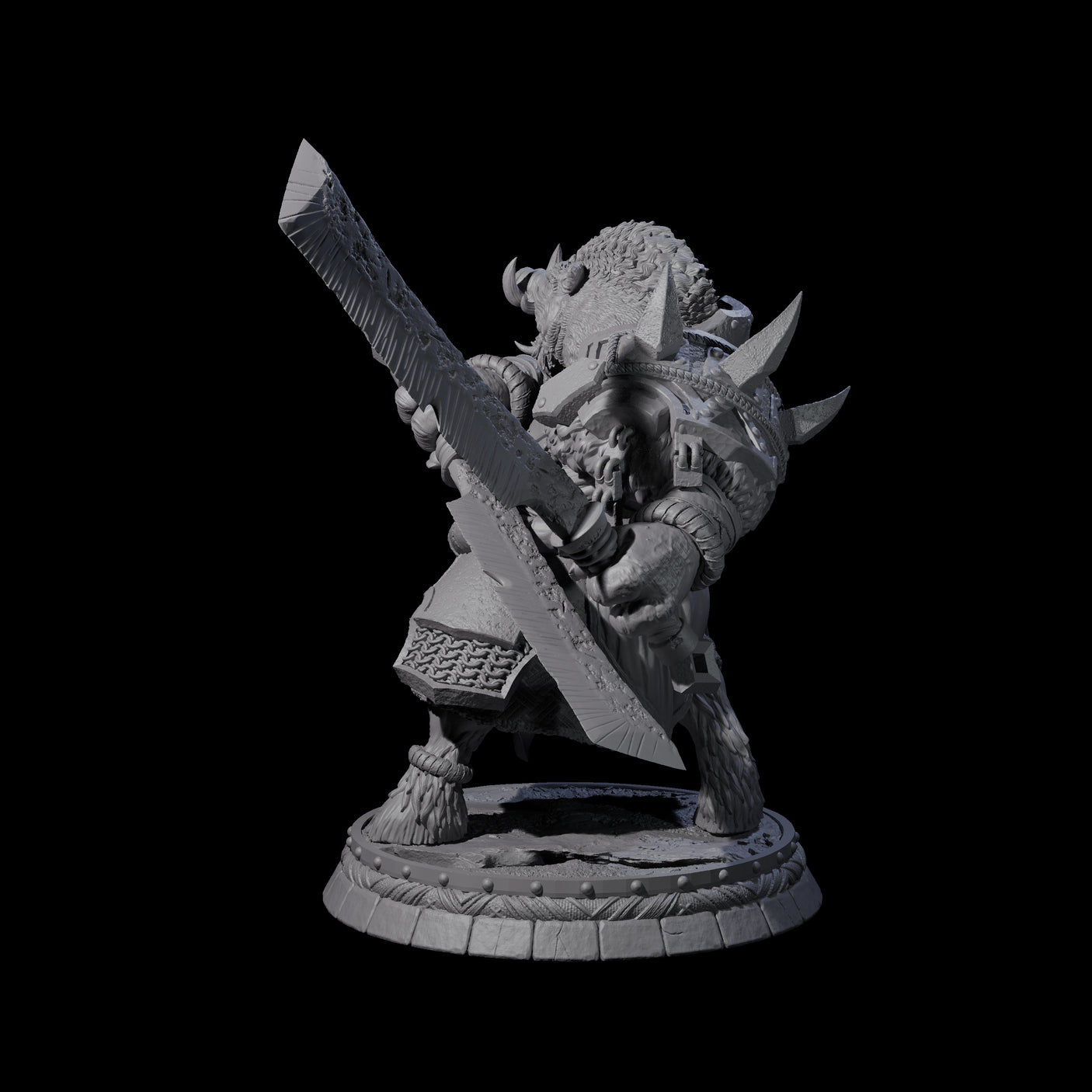 Blackthorn Wereboar O Miniature for Dungeons and Dragons, Pathfinder or other TTRPGs