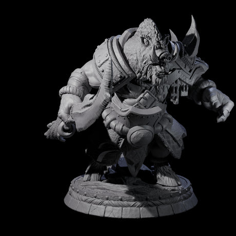 Blackthorn Wereboar P Miniature for Dungeons and Dragons, Pathfinder or other TTRPGs