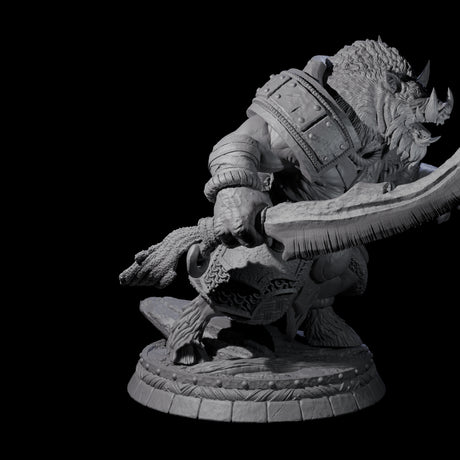 Blackthorn Wereboar P Miniature for Dungeons and Dragons, Pathfinder or other TTRPGs