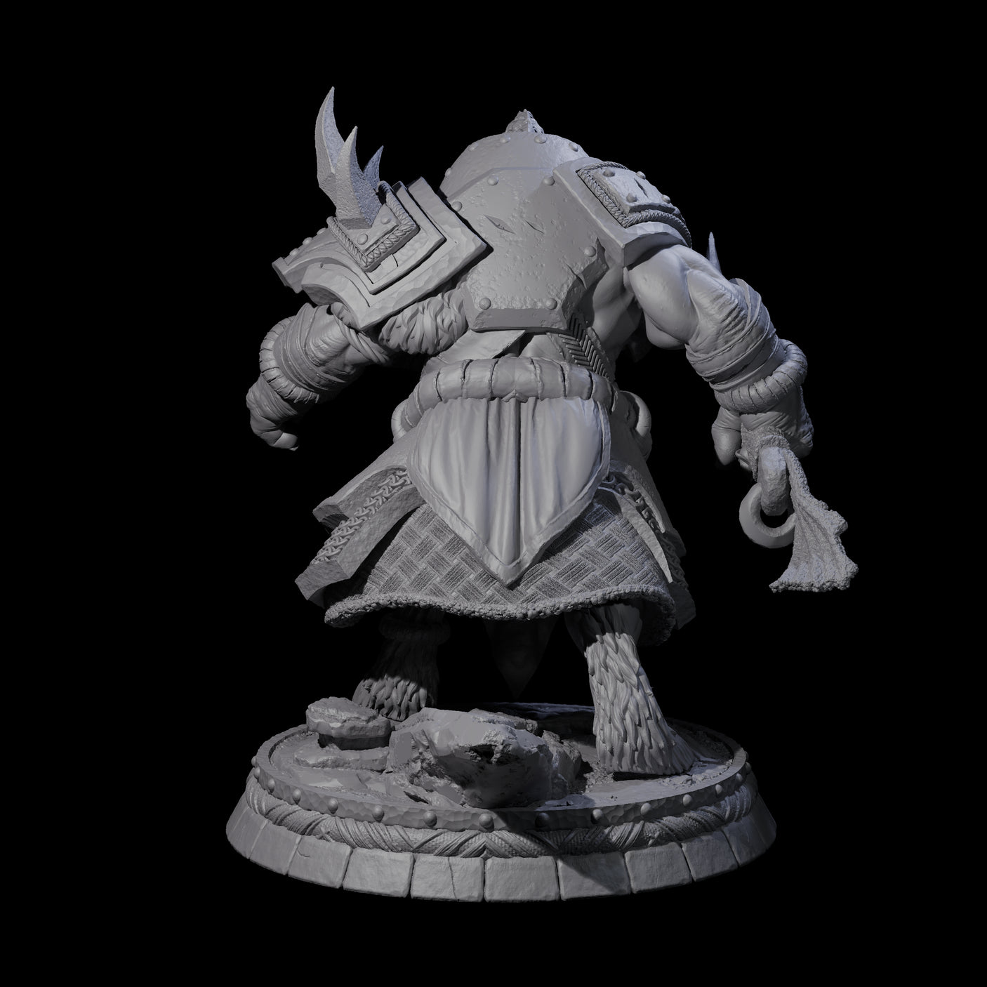 Blackthorn Wereboar P Miniature for Dungeons and Dragons, Pathfinder or other TTRPGs