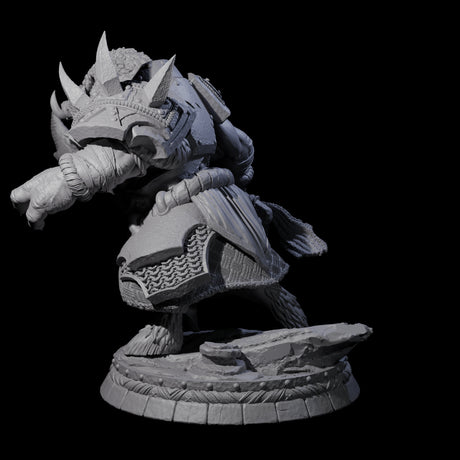 Blackthorn Wereboar P Miniature for Dungeons and Dragons, Pathfinder or other TTRPGs
