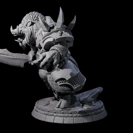 Blackthorn Wereboar P Miniature for Dungeons and Dragons, Pathfinder or other TTRPGs