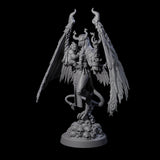 Blasphemous Demon Priestess Miniature for Dungeons and Dragons, Pathfinder or other TTRPGs