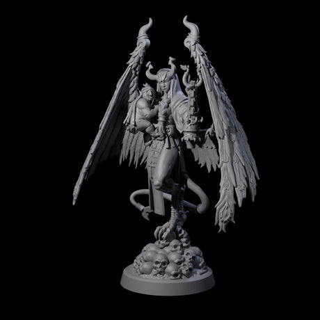 Blasphemous Demon Priestess Miniature for Dungeons and Dragons, Pathfinder or other TTRPGs