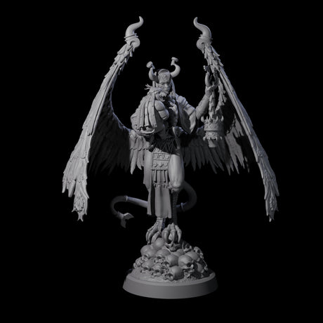 Blasphemous Demon Priestess Miniature for Dungeons and Dragons, Pathfinder or other TTRPGs