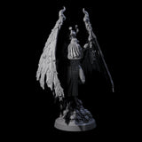 Blasphemous Demon Priestess Miniature for Dungeons and Dragons, Pathfinder or other TTRPGs