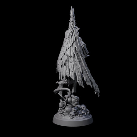 Blasphemous Demon Priestess Miniature for Dungeons and Dragons, Pathfinder or other TTRPGs