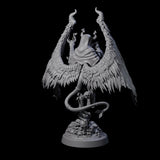 Blasphemous Demon Priestess Miniature for Dungeons and Dragons, Pathfinder or other TTRPGs