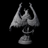 Blasphemous Demon Priestess Miniature for Dungeons and Dragons, Pathfinder or other TTRPGs